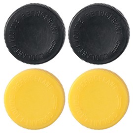 4 Coolant Reservoir Caps 21712-79900 Black and Yellow Tank Cap Cap Replacement Car Assessories Parts for Nissan, Infiniti, and Teana