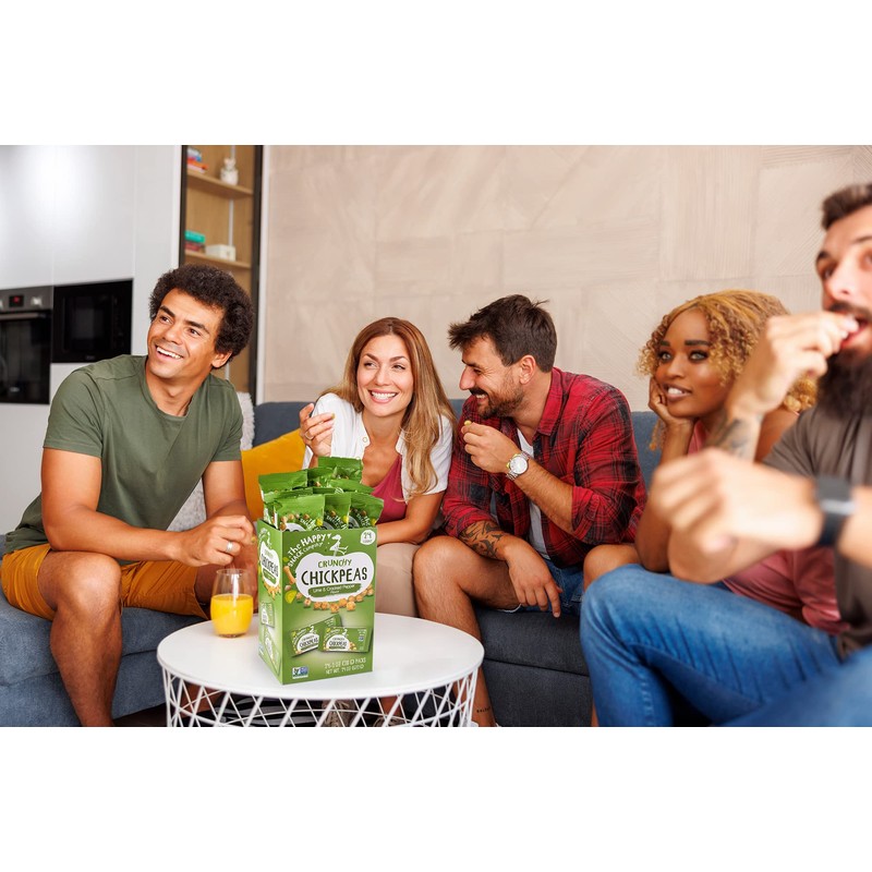 The Happy Snack Company Crunchy Chickpeas Lime & Cracked Pepper