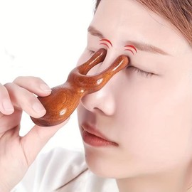 백단향 개구리 마사지 도구, 얼굴, 눈, 귀, 코, 엄마, 아빠, 여자 친구를 편안한 선물, 1PC Bamboo Frog Massage Tool, Face, Eye, Ear, Nose, Mom, Dad, Girlfriend Comfortable Gift, 1PC [01 Natural Color]