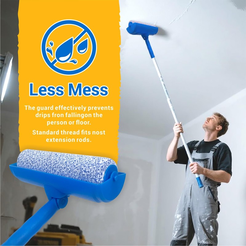 Nichiyo 10 Inch Ceiling Paint Roller with Shield Roller and