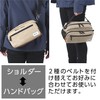 Kenko 574210 Shoulder Bag LOGOS Canvas Shoulder Bag, Khaki M-KH,