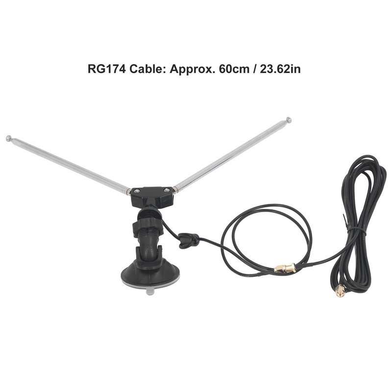 Telescopic Dipole SDR Receiver Antenna Kit for VHF UHF Range