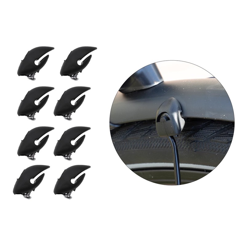 Generisch Bicycle Mudguard Clip Struts Attachment Holder Mudguard Holder (Black,