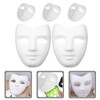 NUOBESTY 5Pcs DIY Full Face Masks Blank Paper Mask Paintable