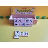 Domino Dominó Abecedario, Texto-imagen Madera, Educativo, Didáctico
