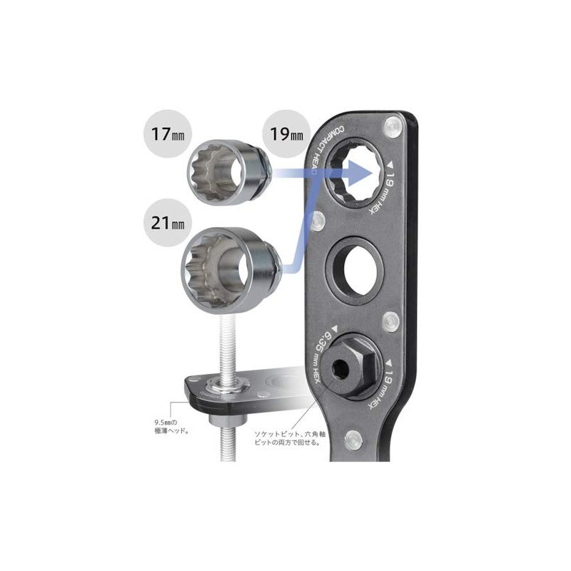 ANEX AOA-19S1 Offset Adapter Opposite Side 0.7 inch (19 mm)