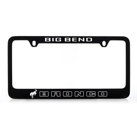 FORD Bronco UV Printed Metal License Plate Frame - Big Bend