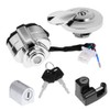 Zreneyfex Ignition Switch Gas Cap Helmet Steering Lock Key Set