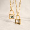 Origami Owl Gold Padlock Butterfly Living Locket Necklace with Crystals
