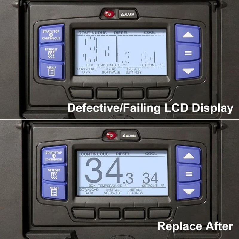 Klyvatekni Display Replacement for Carrier Transicold X4 7500 7300 X3