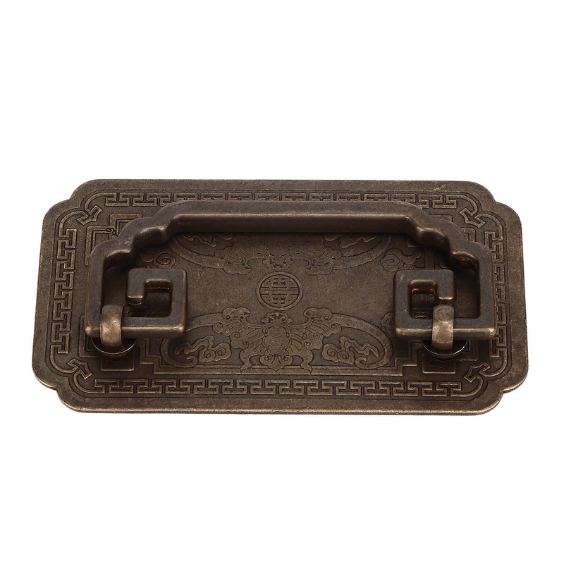 Antique Drawer Handle Tetragonal Bat Handle Antique Chinese Retro Style