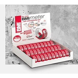 BMI 429351021 Pocket tape"Meter" in Blister Packaging, Multi-Colour, 3 m