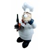 Ebros Gift Master Chef Pierre Wine Tasting French Bistro Statue