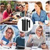SZHETEFU 34 OZ Large French Press, Premium Stainless Steel Sturdy