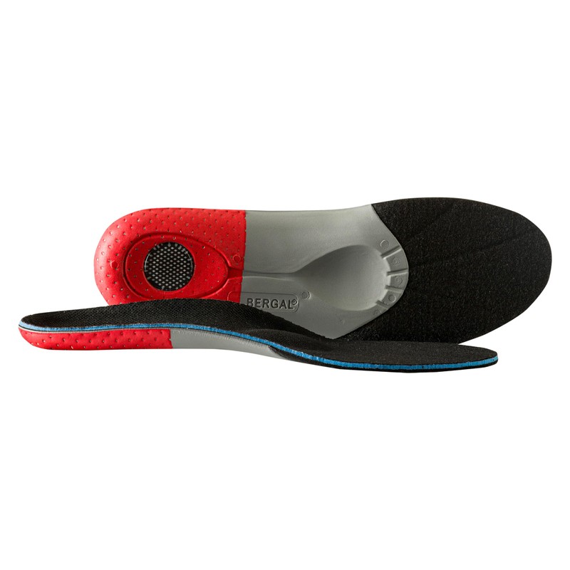 Bergal Men's X-treme Einlegesohle für Freizeit Orthotic Insole, Multicolour (Schwarz),