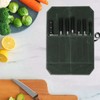 Waxed Canvas Knife Bag 7 Pocket Professional Foldable Chef Knife