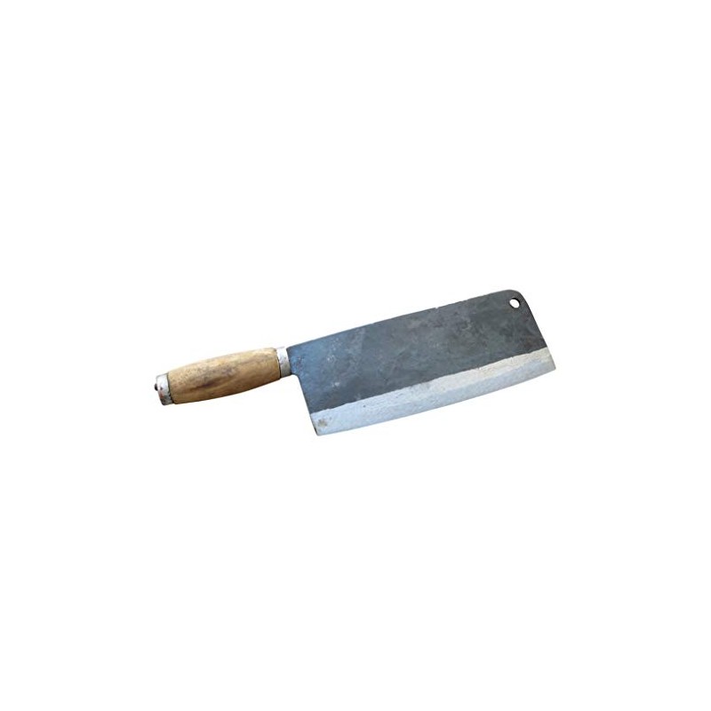 Crude - Chinese Cleaver Meat Chopping Chef Knife, 9 Inch,