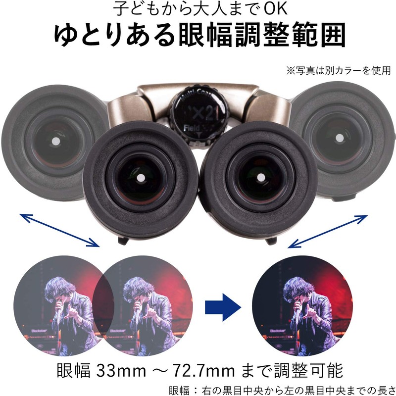 Kenko 021361 Classi-air Binoculars for Concerts, 8 x 21DH, Daha