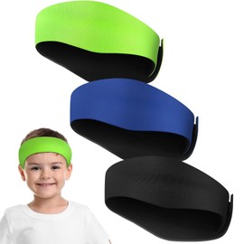 Swimming Ear Band, 3 Pieces Highly Elastic Waterproof Headband, Adult Swimming Ear Headband, Children's Swimming Headbands, Elastic Neoprene Hair Band, for Swimming and Surfing