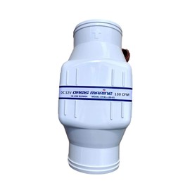 Oasis Marine 3 inch 12V Electric in-Line Bilge Boat Air Blower