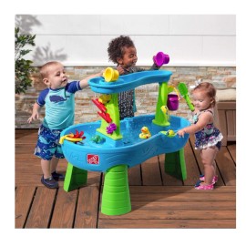 Step2 Rain Showers Splash Pond Toddler Water Table For Toddlers 1.5+ Years Old