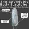 The Ultimate Extendable Back Scratcher, Scalp and Back Massager, &