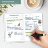 paper&you® Notebook A6+ Lined "Minty Leaves" with 64 Pages, Soft