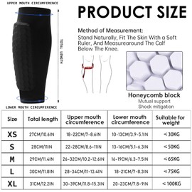 Shin Pads Children's Football, Shockproof Shin Pads for Football, Shin Pads Adults for Men and Women, Calf Protection for Football, Basketball, Cycling, Climbing