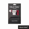 Velo-Tool™ CO2 Inflator Bike Pump – Premium Black/Red Silver/Red Quick