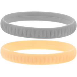 FOMIYES 6 Pcs Patella Knee Strap for Pain Reliefs and Support, Silicone Knee Brace for Basketball, Running, Hiking, Cycling, Easy to Wear and Remove