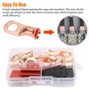 NSI 20pcs 4 AWG Gauge Copper Lugs w/ BLACK &