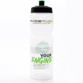 RaceFuel Sports Water Bottle, 750 ml, Organic Cycling Bottle, Made in Europe, Bicycle Drinking Bottle, BPA-Free, Leak-Proof, Bio-based Plastic (Sugar Cane), for Triathlon Road Bike, Mountain Bike