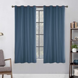 ELEOPTION Outdoor Curtain, Waterproof Opaque Curtain, Windproof, UV protection, Sun Protection Curtains for Balcony, Garden, Yard