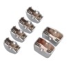 Trichtu Mount 6Pcs Chrome Hand Control Button Switch Cap For