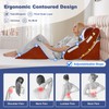 WSOFRLAC Orthopedic Bed Wedge Pillow Set 4PCS – Memory Foam