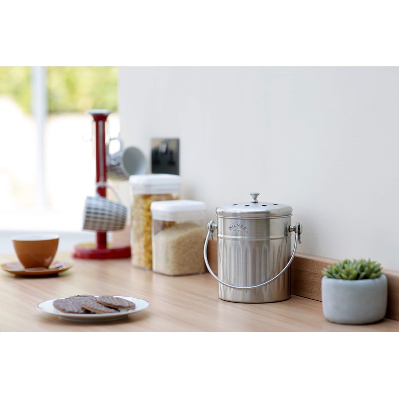 Kilner 2 Litre Stainless Steel Kitchen Composter