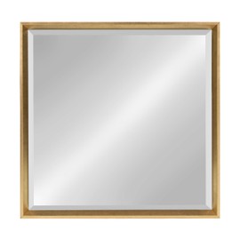 Kate and Laurel Calter Framed Square Mirror, 28 x 28, Gold