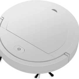 Robot vacuum cleaner is tangle-free, has strong suction, is slim, and has low noise. Ideal for pet hair, hard floors and low-pile carpets and for everyday cleaning of pearly whites. - Color: White