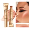 BARVENA Liquid Highlighter Wand，Liquid Highlighter Makeup Wand For Luminous, Glowing