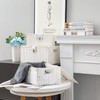 Homepeaz Set of 3 Woven Wicker Storage Basket Box with