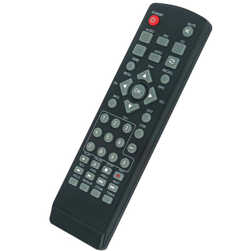 AT103B Replacemrnt Remote Control Fit for Ematic AT103B Digital TV