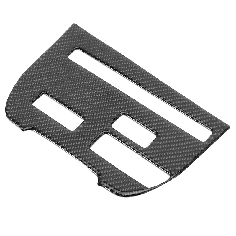 Console Trim Sticker Carbon Fiber CD Player Interior Accessories Fit