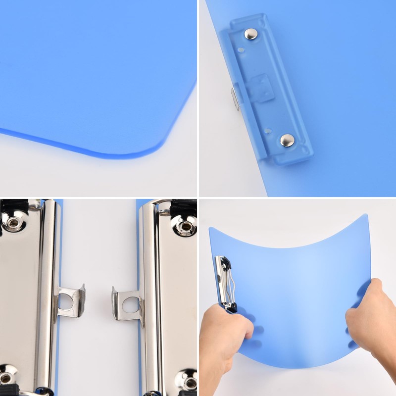 A4 Clipboard, Pack of 6, A4 Writing Case, Plastic Writing