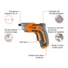Truper DESI-36, Destornillador inalámbrico 3.6 V