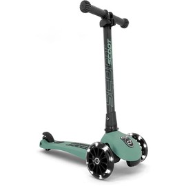 Scoot & Ride - Highwaykick 3 Children Adjustable Forest LED Standing Scooter