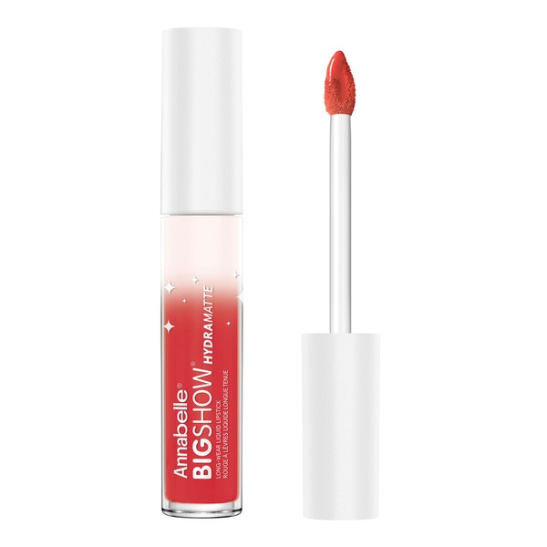 Annabelle Bigshow Hydramatte Liquid Lipstick, 07 Poppysmic, Matte, High Coverage,