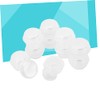 Tarros Crema Forma Hongo Plástico Transparente