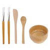 Mikinona 1set Mixing Bowl Set Beauty Accessories Bowl Spoon Mixing