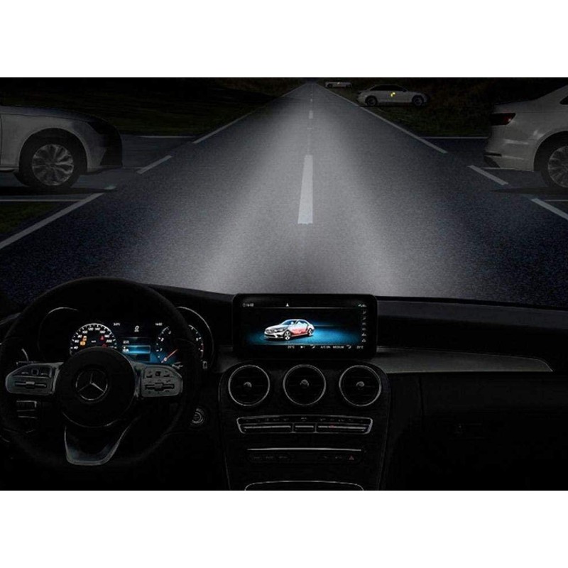 YOYCOOL 8Pcs 3D Carbon Fiber Auto Door Handle Scratch Protection