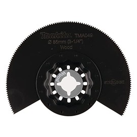Makita B-64836 Starlock HCS Segment Saw Blade 85 mm TMA049 Wood, for Wood and Epoxy, for Multitool, Multifunction Tool, Pack of 1